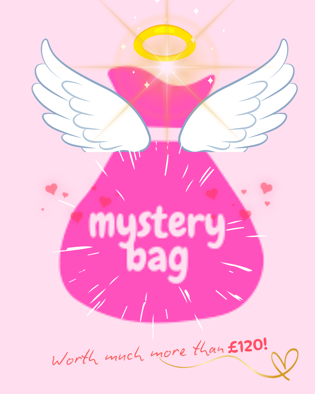 This Mystery Bag will contain products with normal sale value totalling £120 or more! 