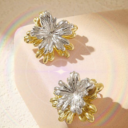 AccessoriesGoldandSilverFlowerStudEarrings-charmtrends.com_2