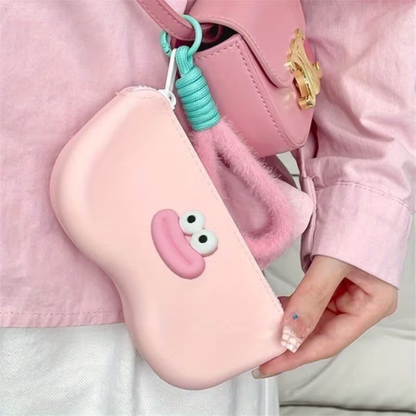 Silicone glasses case, portable Fashion Glasses storage bag, Fashion Glasses bag pendant