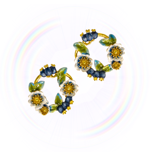 Floral Earrings: Delicate Holiday Jewelry Gift